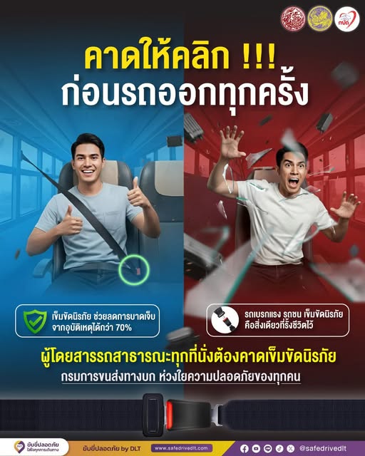 คาดเข็มขัดทุกครั้ง